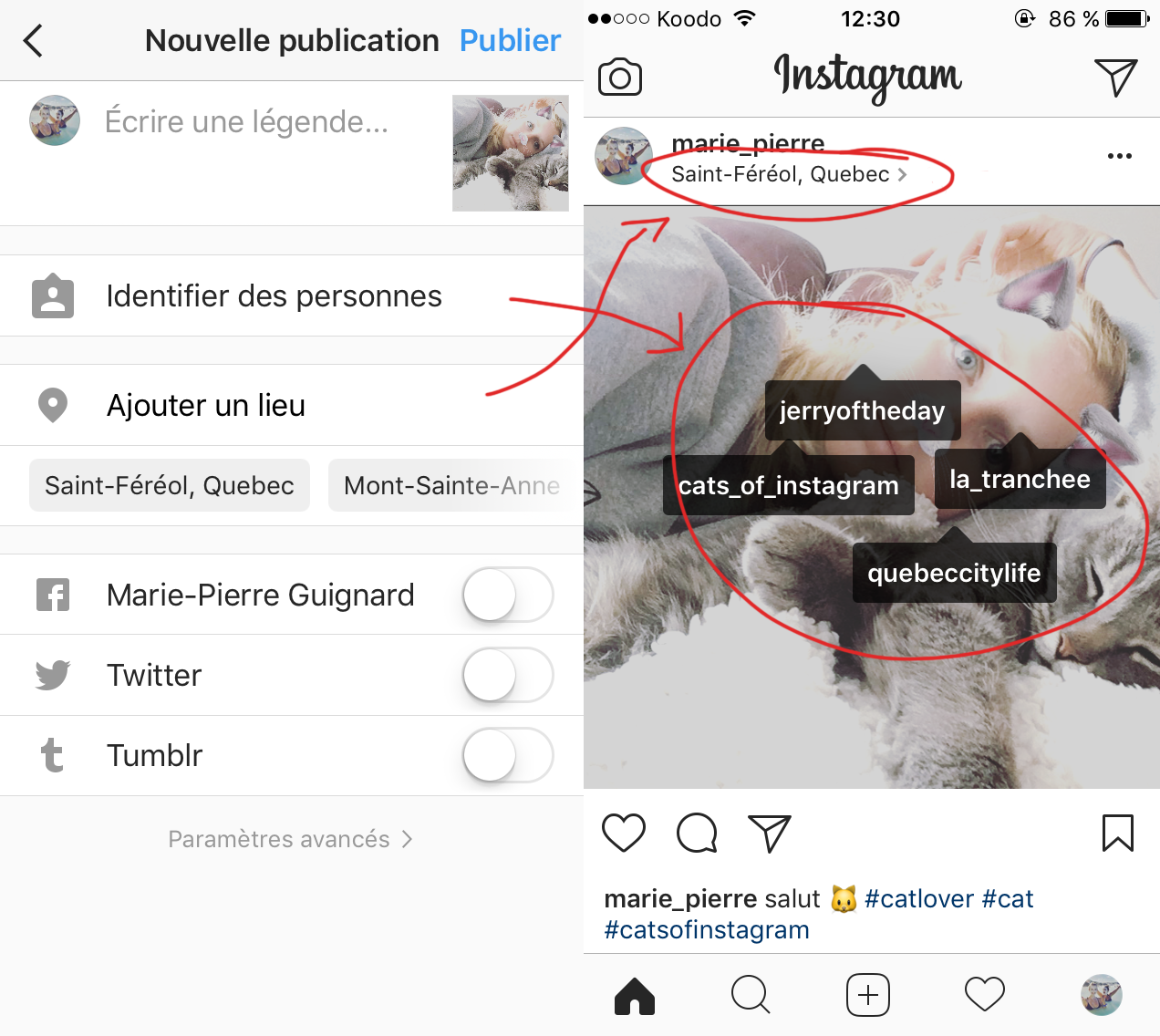 pourquoi ajouter le lieu et identifier des personnes - comment faire pour avoir des followers sur instagram